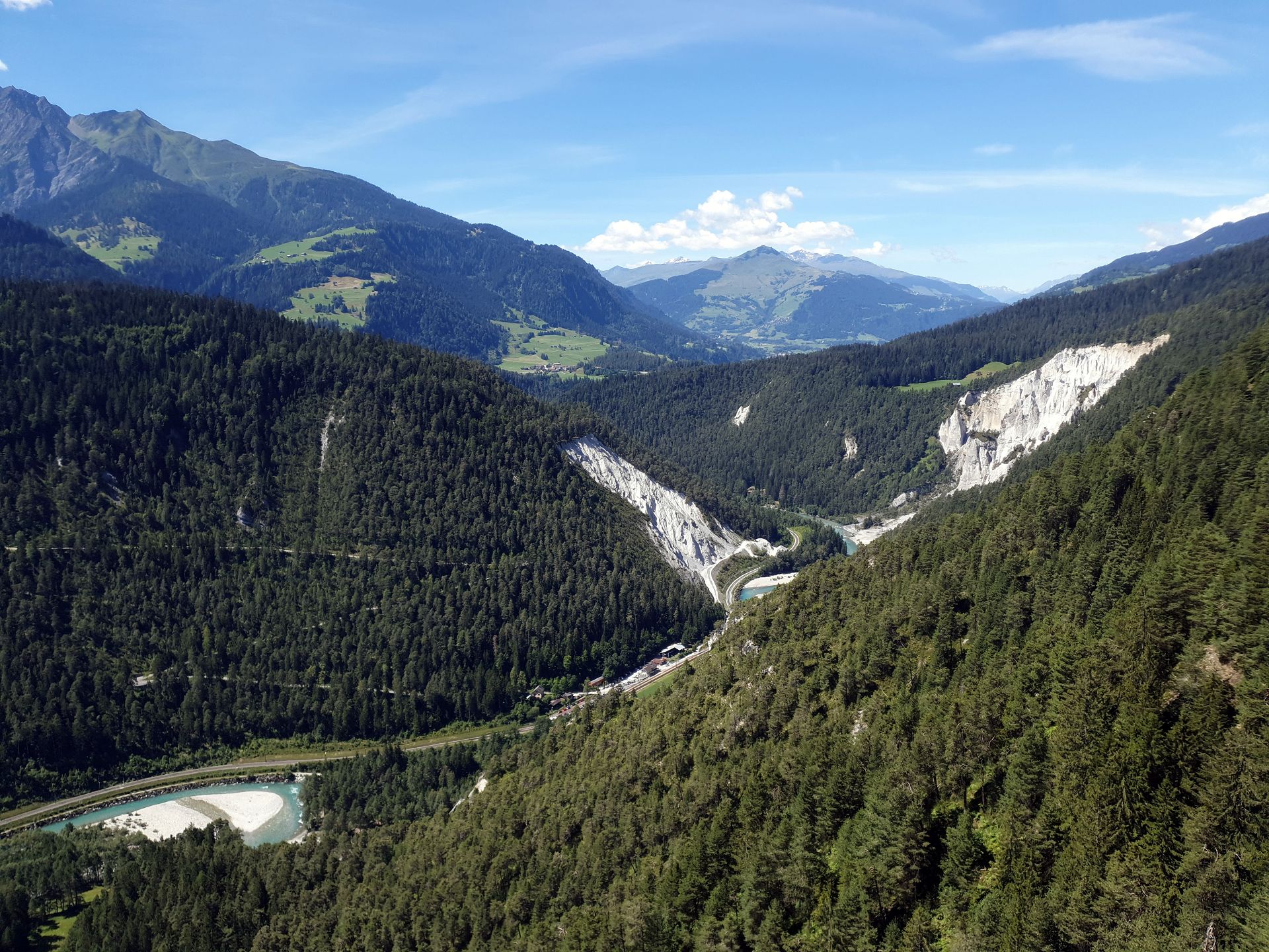Rhine Gorge, Flims